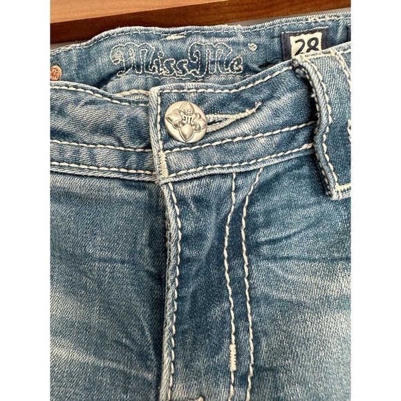 MISS ME Standard Crop Jeans 28 - Picture 3 of 14
